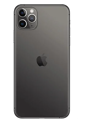 Apple iPhone 11 Pro Max - spacegrau / schwarz hinten - o2