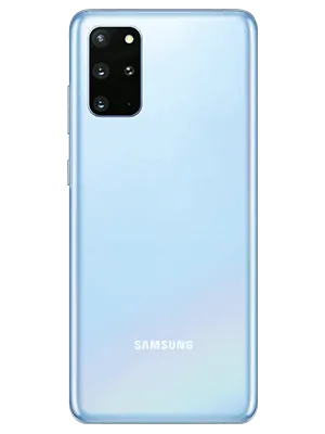 Samsung Galaxy S20+ in blau (hinten) - o2
