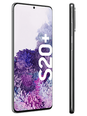 Samsung Galaxy S20+ in grau (seitlich) - o2