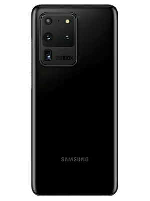 Samsung Galaxy S20 Ultra 5G in schwarz (hinten) - o2