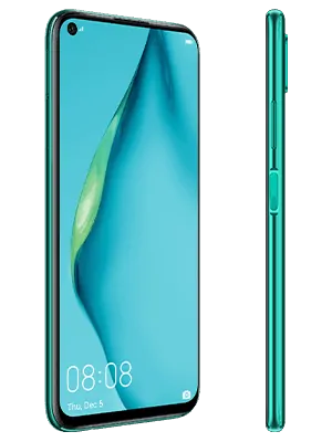 o2 - Huawei P40 lite - grün (seitlich)