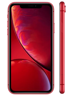 o2 - Apple iPhone XR - rot / red (vorn und seitlich)
