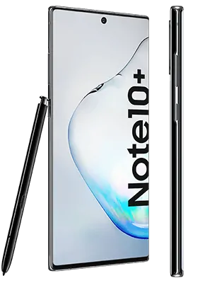 o2 - Samsung Galaxy Note 10+ schwarz (seitlich)