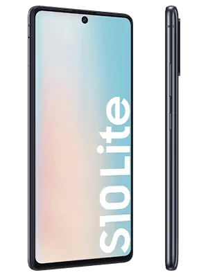 o2 - Samsung Galaxy S10 Lite - schwarz (seitlich)