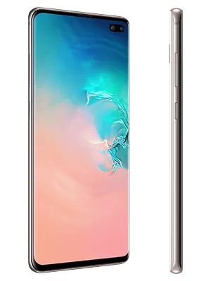 o2 - Samsung Galaxy S10+ - weiß (seitlich)
