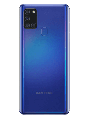 o2 - Samsung Galaxy A21s (blau / hinten)