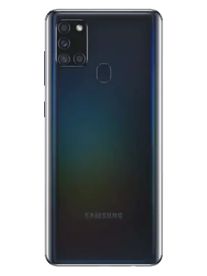 o2 - Samsung Galaxy A21s (schwarz / hinten)