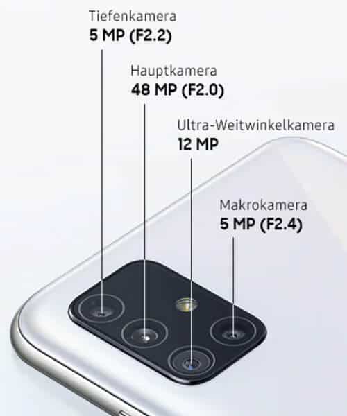 Kamera vom Samsung Galaxy A51