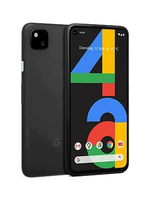 o2 - Google Pixel 4a (schwarz / schräg)