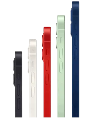 o2 - Apple iPhone 12 - alle Farben (Ansicht seitlich)