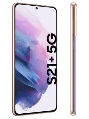 o2 - Samsung Galaxy S21+ 5G - phantom violet / seitlich