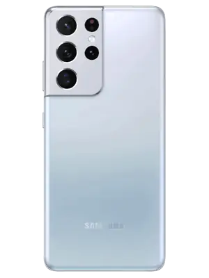 o2 - Samsung Galaxy S21 Ultra 5G - phantom silver (silber) - hinten
