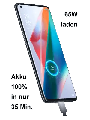 o2 - Oppo Find X3 Pro 5G - Akku schnell laden