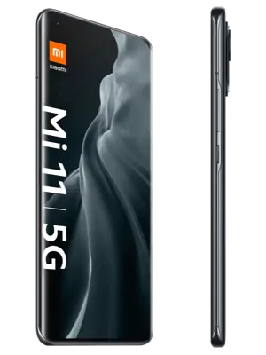 o2 - Xiaomi Mi 11 5G - grau (midnight gray) seitlich