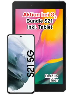 o2 Bundle - Samsung Galaxy S21 5G inkl. Tablet Galaxy Tab A8
