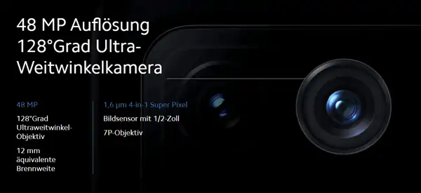 Weitwinkel-Kamera vom Xiaomi Mi 11 Ultra 5G
