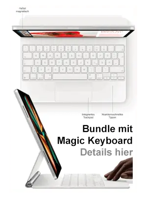 o2 – Apple iPad Pro 11" 5G mit Magic Keyboard