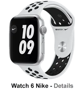 o2 - Apple Watch 6 - Alu Nike Edition - silber