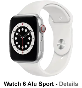 o2 - Apple Watch 6 - Alu Sport - silber