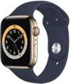 o2 - Apple Watch 6 - Edelstahl Sport 40mm - blau