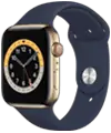 o2 - Apple Watch 6 - Edelstahl Sport 44mm - gold