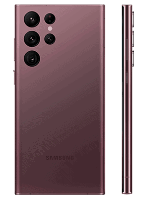 o2 - Samsung Galaxy S22 Ultra 5G - Farbe burgundy (burgunder rot)