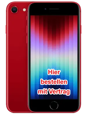 o2 - Apple iPhone SE (2022) - Farbe product red (rot) - hier kaufen / bestellen