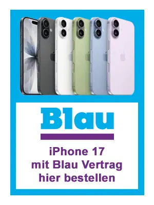 Apple iPhone 17 mit Vertrag bei Blau.de kaufen