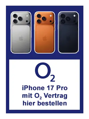 Apple iPhone 17 Pro mit Vertrag bei o2 kaufen
