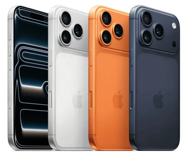 Farbauswahl vom Apple iPhone 17 Pro Max - günstig bei o2