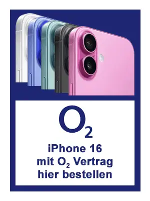 Apple iPhone 16 mit Vertrag bei o2 kaufen