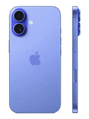 iPhone 16 in Farbe blau (ultramarine) bei o2