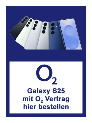 Samsung Galaxy S25 mit Vertrag bei o2 kaufen