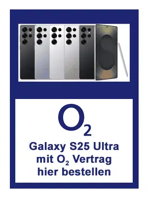 Samsung Galaxy S25 Ultra mit Vertrag bei o2 kaufen